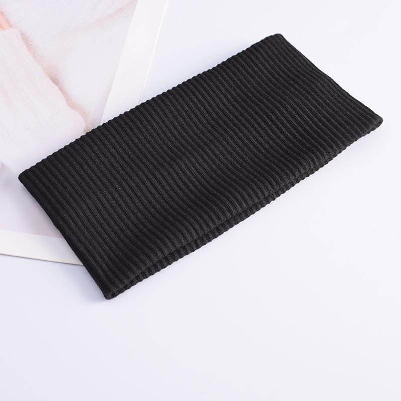 Korean Style Knitted Women's Headband: Versatile, Sweat-Absorbent, Elastic for Sports & Face Washing