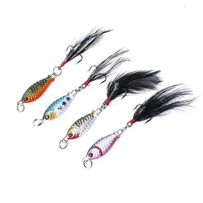 Mini Lead Fish Small Iron Plate 2.5cm/4g Long-range Freshwater Fishing Lure Bait