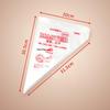 Disposable Cream Piping Bags - 100 Pieces, Small To Large Sizes for Cake Icing and Baking Tools