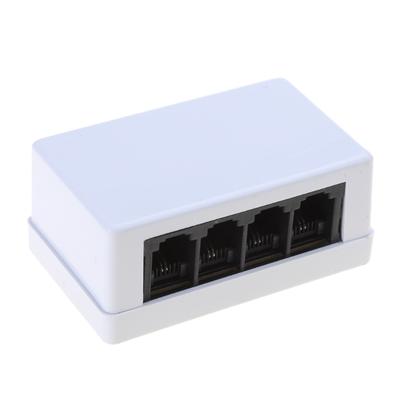 4-Wege-RJ45 auf RJ11 Adapter Netzwerk-zu-Telefon-Konverter für den Heim- und Bürogebrauch für klare und zuverlässige Kommunikation