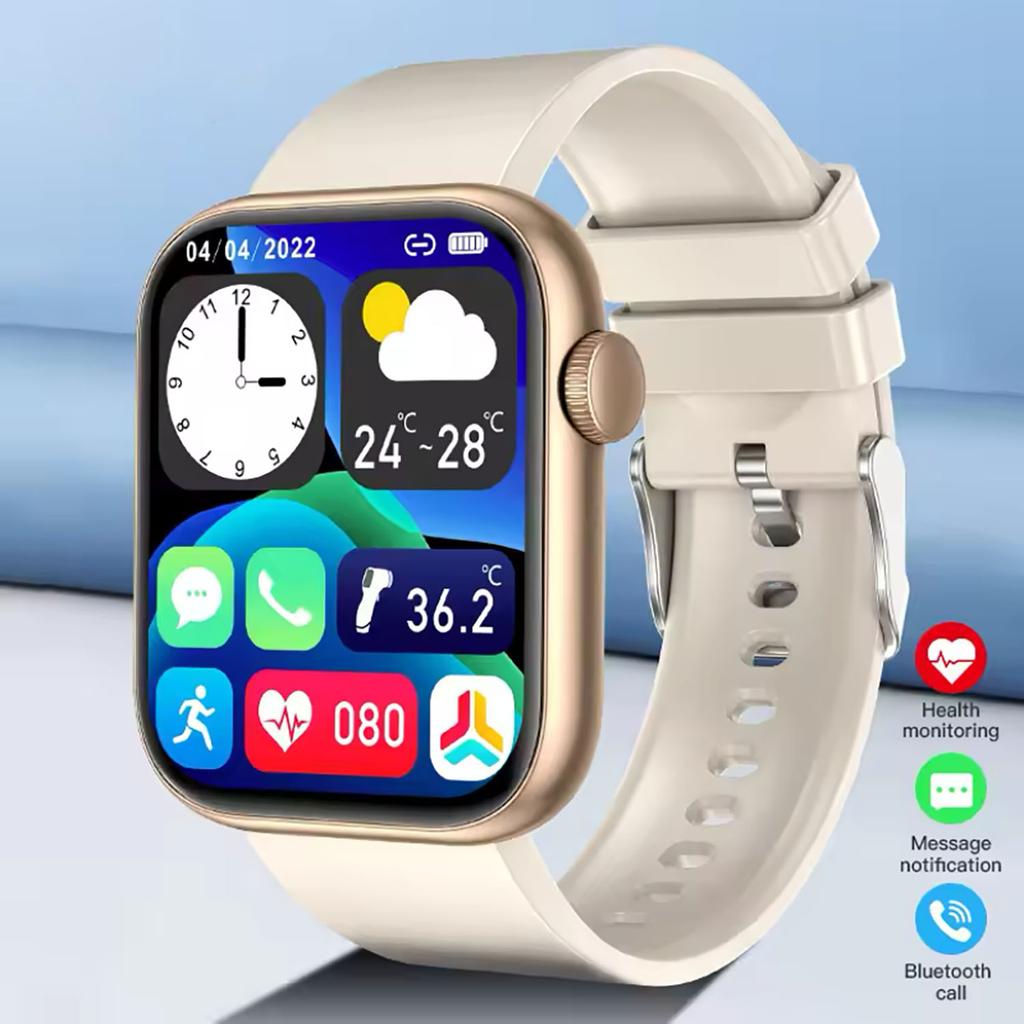2025 Nové chytré hodinky Bezdrátové nabíjení Chytré hodinky Bluetooth hovory Muži Ženy Chytré hodinky Fitness náramek Vlastní ciferník
