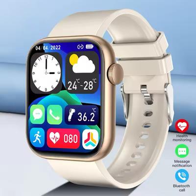 2025 Neue Smartwatch Kabelloses Laden Smartwatch Bluetooth-Anrufe Herren Damen Smartwatches Fitnessarmband Benutzerdefiniertes Zifferblatt