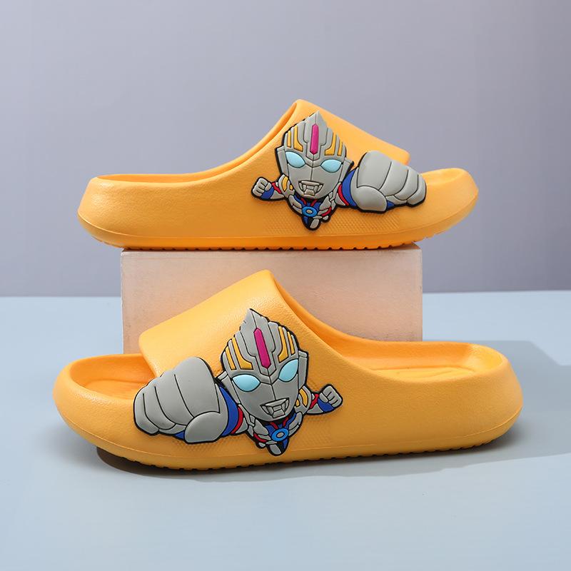 

Cartoon Inspired Cool Boys Summer Slippers Soft Comfortable Eva Footwear Indoor 26/27 жовтий