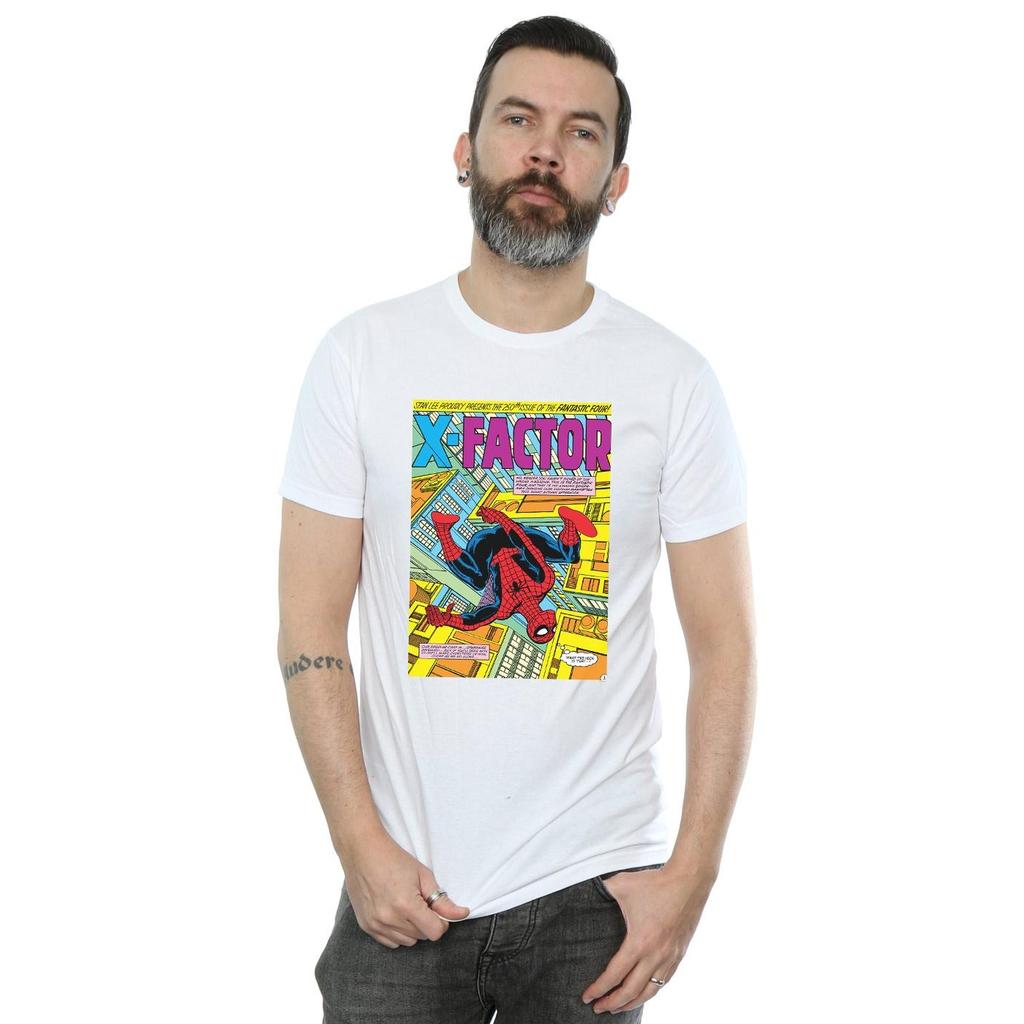 Marvel Mens Spider-Man X Factor Cover T-Shirt