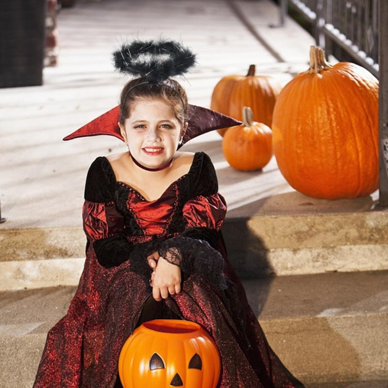 Cartoon Angel Cool Devil Headband Feather Hair Hoop Stage Hairbands