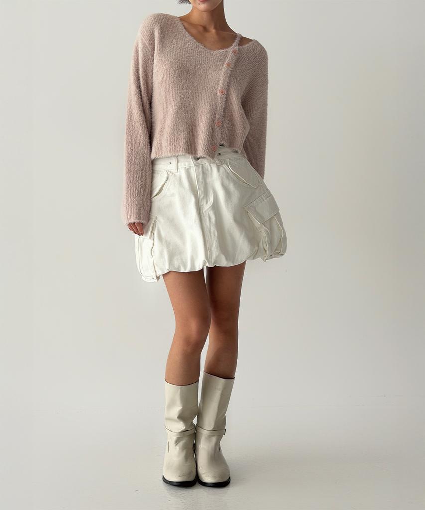 THE GREEN LAB Hairy Soft Knit [Pink]