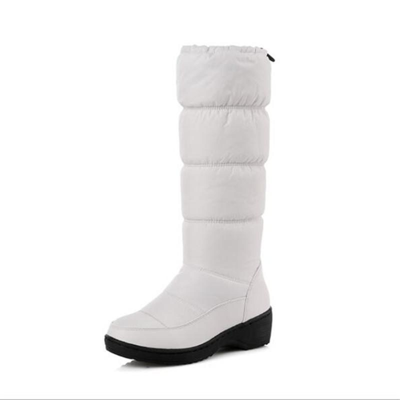 

Женские зимние ботинки на платформе, зимние ботинки, толстый плюш, водонепроницаемые, нескользящие, высокие ботинки, модная женская зимняя обувь, теплый мех, ботинки 44