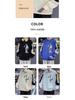 Men’s Trendy Colorblock Patchwork Hoodie – Spring/Autumn, Loose Fit, Plus Size, Round Neck, Long Sleeve Printed Top