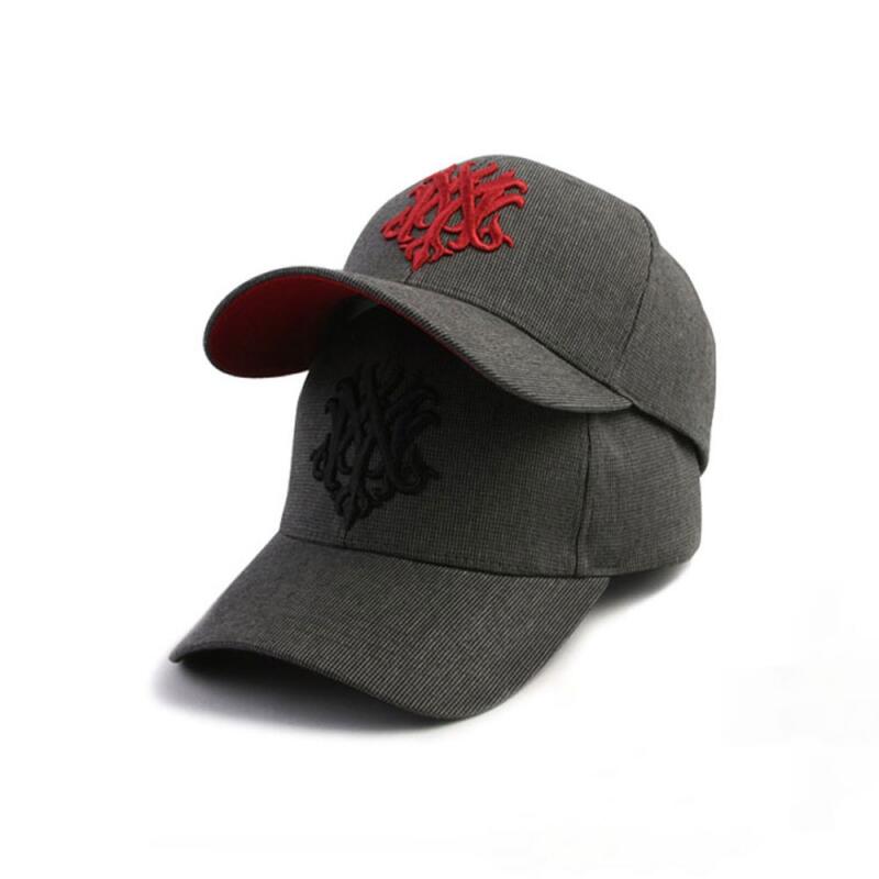 Oversized checkered fashion hat embroidered baseball cap XL