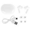 JS76 Wireless Bluetooth Earbuds Low Latency and Low Power Subwoofer Sweatproof HeadsetWhite