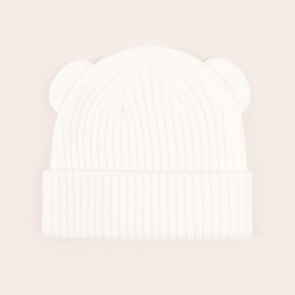 Infant Knitted Hat With Windproof Warmth For Spring Autumn Baby Girls