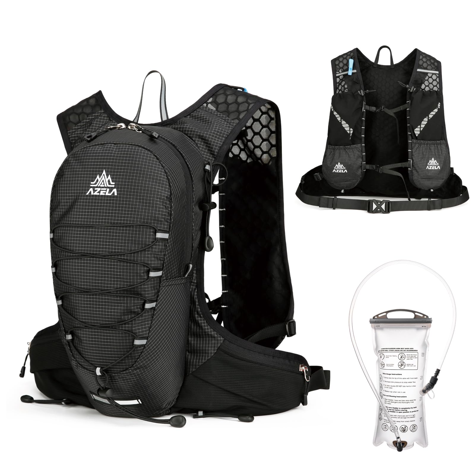 

Трейлраннинг Бег Большая Гидратационная Сумка Светоотражающий Хаконе Велосипед 2 л Мешок для воды Один [TRIWONDER] Рюкзак, 18 л, Рюкзак, Вместимость, Совместимый,