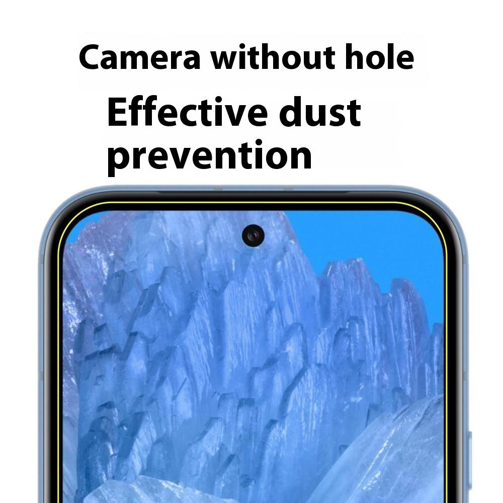 ITIETIE 2Pcs For Google Pixel 8a Screen Protector 0.25mm High Aluminium-Silicon Glass Clear Film