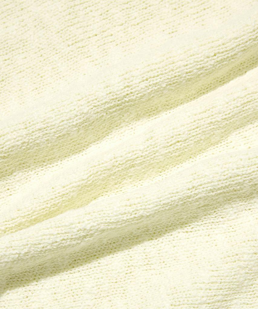 COVERNAT WOMAN Boucle Round Half Knit Ivory