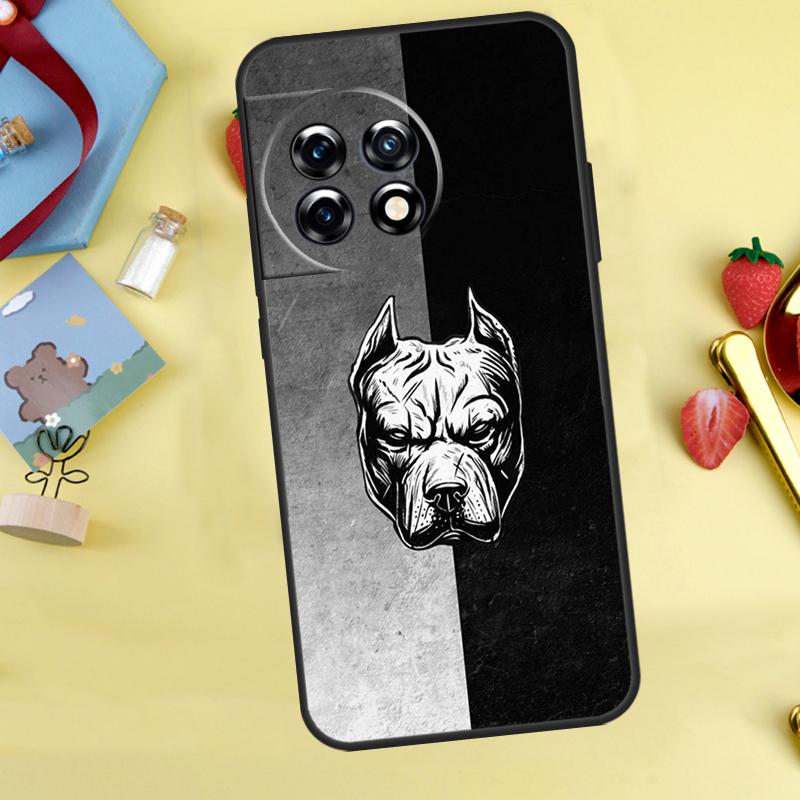 Pit Bull Lovely Dog Pitbull Case For OnePlus 15 13 13R 13T 12 12R 11 10 9 10R 10T 8T Nord 5 CE 4 2 3 Lite N20 N30 Cover