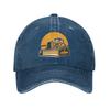 Bulldozer Excavator Worker Baseball Cap Vintage Distressed Washed Snapback Hat Unisex Women Outdoor Running Golf Soft Caps Hat