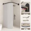 Handun Punch-Free Bathroom Shower Curtain