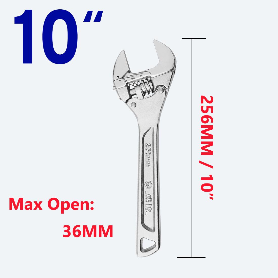 

1 шт. храповой разводной ключ 8 дюймов 10 дюймов гаечный ключ с защелкой гаечный ключ большой открывающийся ключ бытовой ремонт многофункциональные инструменты