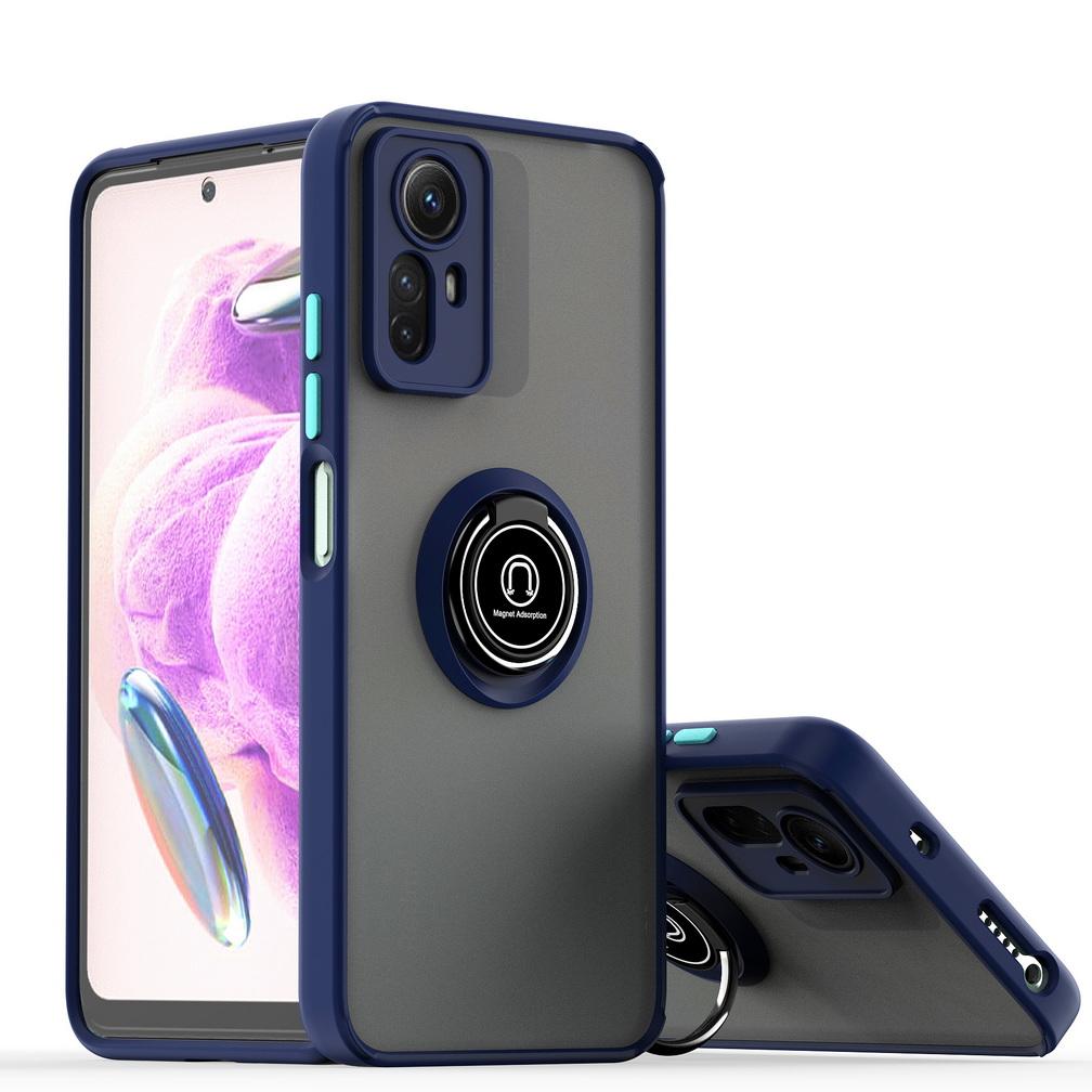 Rotatable Bracket Case for Xiaomi Redmi Note 12S 12 11E 11 Pro + 11S 11T Note 10 Pro Max 10S 9 9S 8 Pro Ring Car Holder Cover