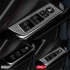 For Mazda CX-9 2016-2023 Interior Accessories Carbon Fiber Car Windows Lifting Control Panel Decoration Sticker Cover Trim Frame