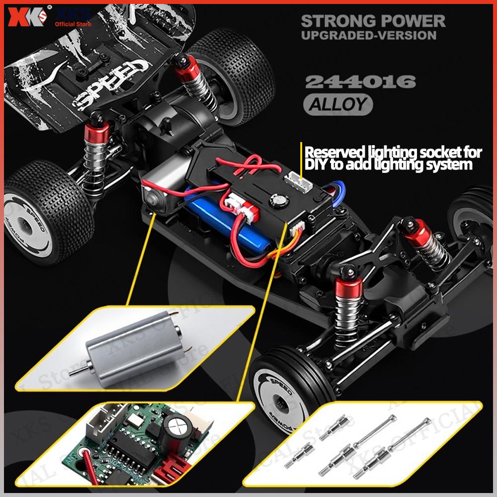 Xks Wltoys 244016 1:24 Scale Rc Car High Speed 25Km/H Racing Drifting Remote Control Toy Vehicle For Kids Children Christmas Toy