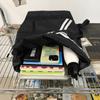 Striped Patchwork Roll-Up Backpack Men Outdoor Fitness Training Sports Bag Student School Bag