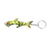Fish-shaped Bottle Opener Metal Iron Plate Bait Shape Key Chain Hanging Bag Accessories