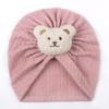 Spring New Children's Soft and Comfortable Pullover Hat, Baby Cute Bear Headscarf Hat, Baby Hat