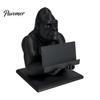Desk Organizer for Office 3D Printed Gorilla Business Card Holder, Phone Stand, Cool Desktop Holder Figurine Home Decor, Gift Colleagues Decorative