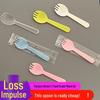 Disposable Plastic Spoon and Fork Set