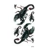 Customize Wolf Dragon Spider Scorpion Animal Temporary Tattoo Designs for Man