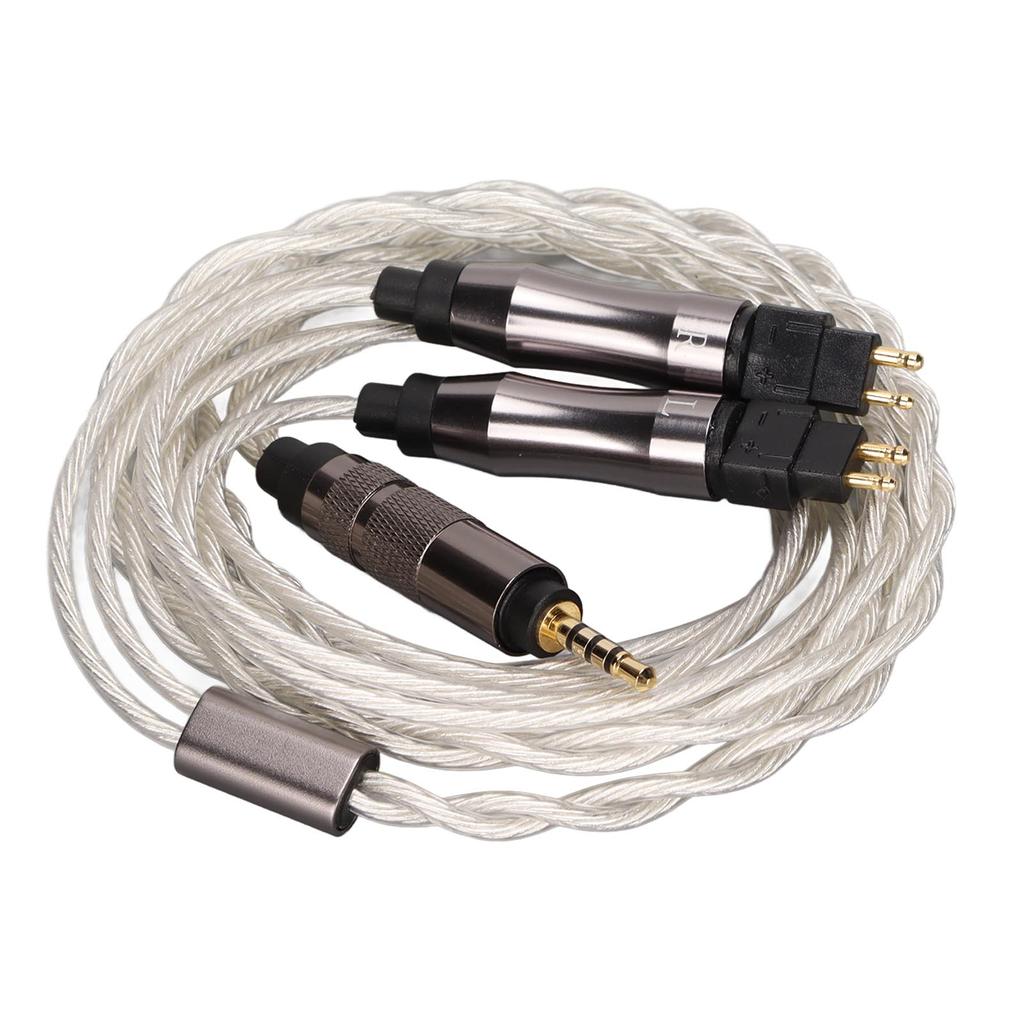 36 Core Upgrade Earphone Cable Silver Plate Replacement Cable for Sennheiser HD414 HD650 HD600
