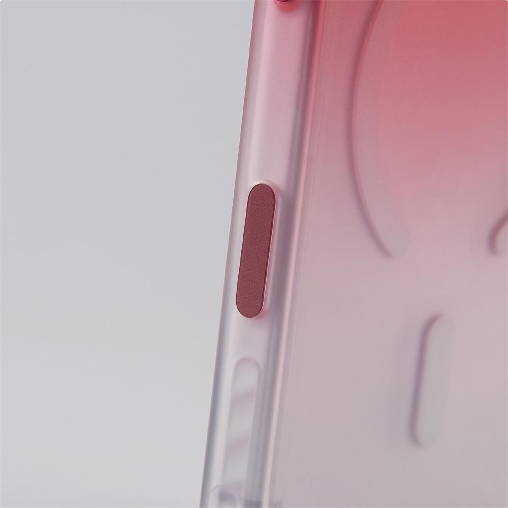 Gradient Color Matte Magnetic Armor Case For iPhone 17 Pro 18 Pro Max For Magsafse Invisible Lens Holder Protection Bumper Cover