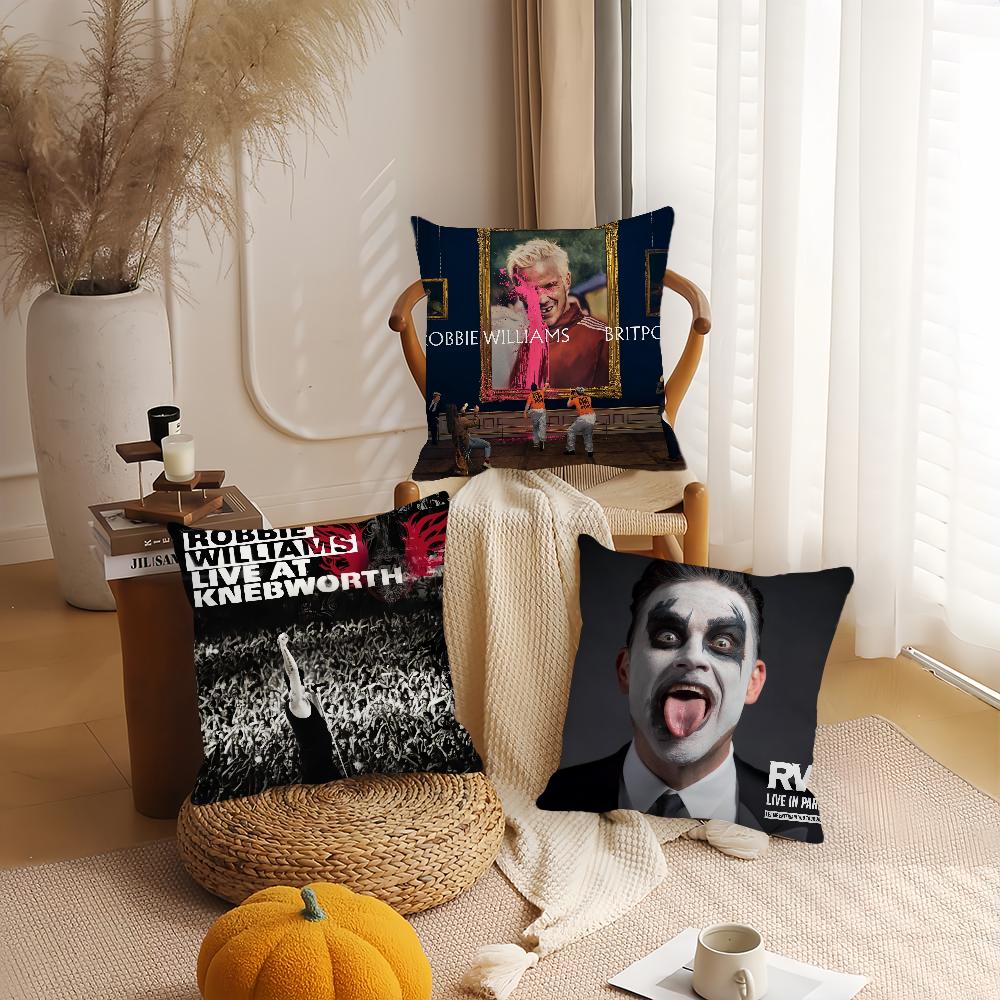 Singer Robbie Williams Pillow Case Home Decoration Cushion Cover Suitable For Bedroom Car Office Sofa