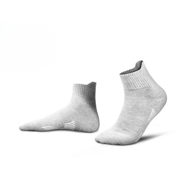 

Чоловічі весняно-осінні товсті шкарпетки-труби, що підходять до всього, спортивні, баскетбольні, з чистої бавовни, дихаючі, вологовідвідні 1 pair світло-сірий колір