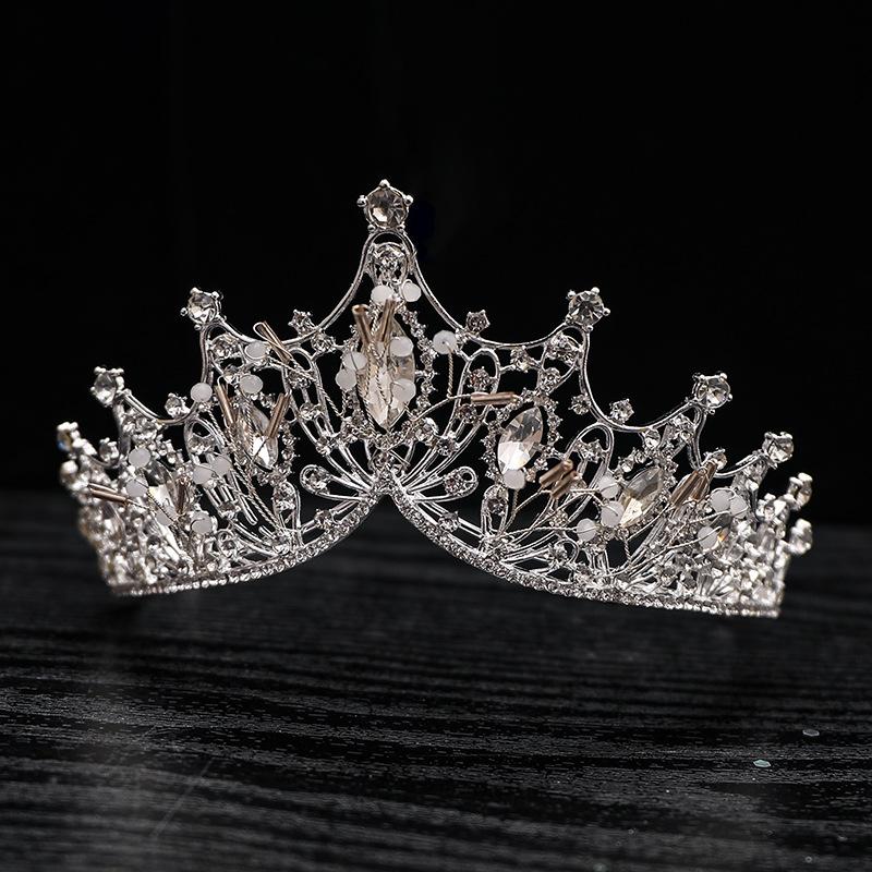 Crown Headband Headgear Children'S Princess Girls Diamond Crown Crystal Children'S Hair Accessories