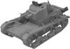 Mussini 1/72 WWII Polish PZI 7TP Light Tank Resin Kit MM072-045 (Tank)