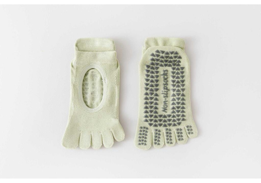 Hollow Mesh Non-Slip Women's Five-Finger Yoga & Pilates Socks