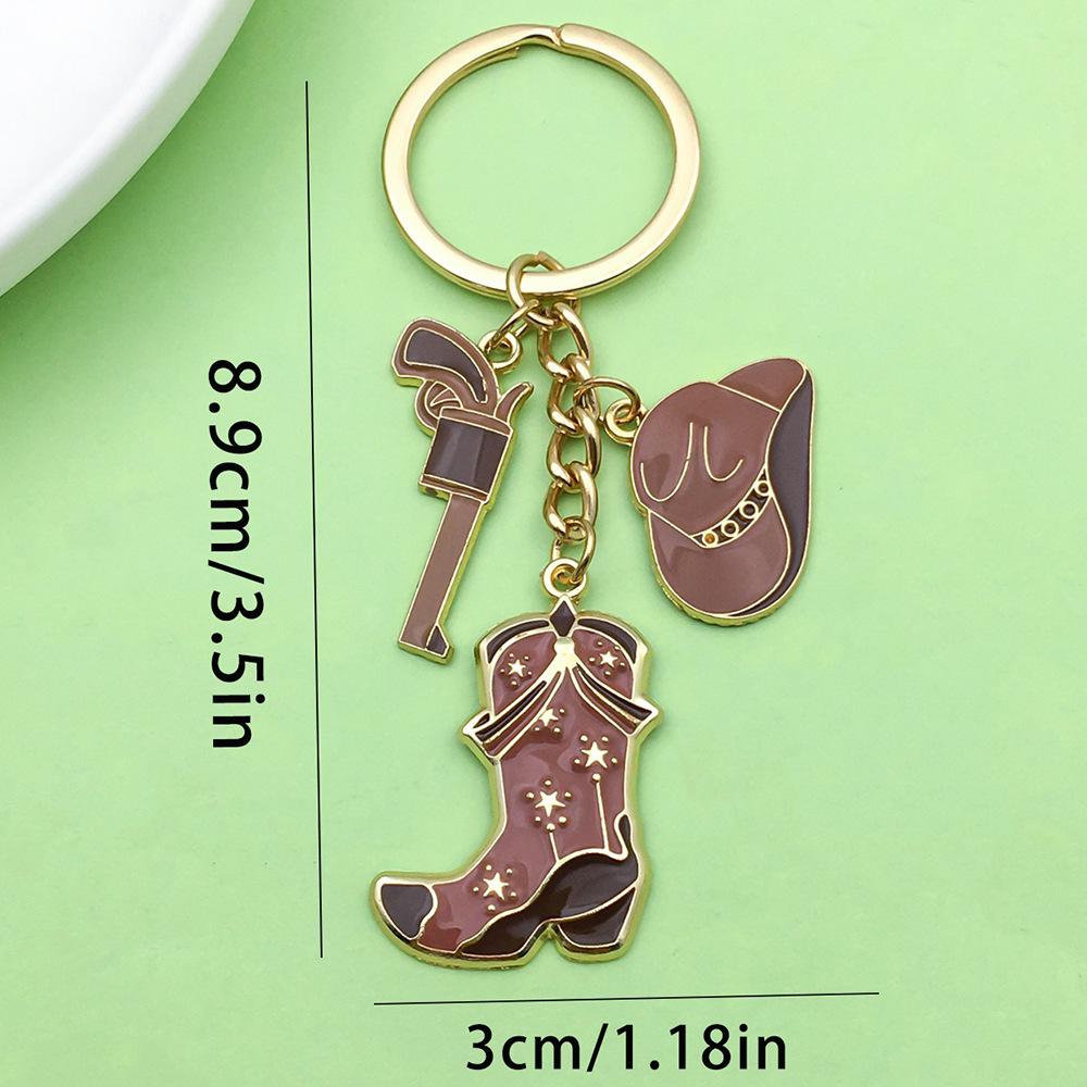 Retro Alloy Denim Boots Keychains & Charms: Unique Women's Accessories