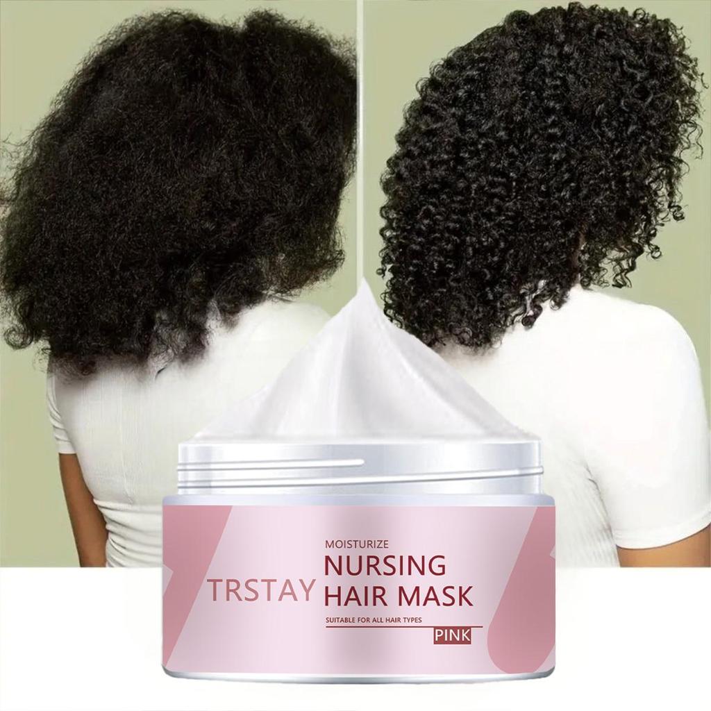 Hair Cream Repairs Damaged Hair, Nourishes and Replenishes It, Making Hair Grow Softer and More Vibrant. Moisturizing Hair Conditioner