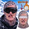 New 3D Face Printed Old Man Balaclava White Mustache Full Coverage Winter Mask Cover Stretch Elastic Funny Ski Mask