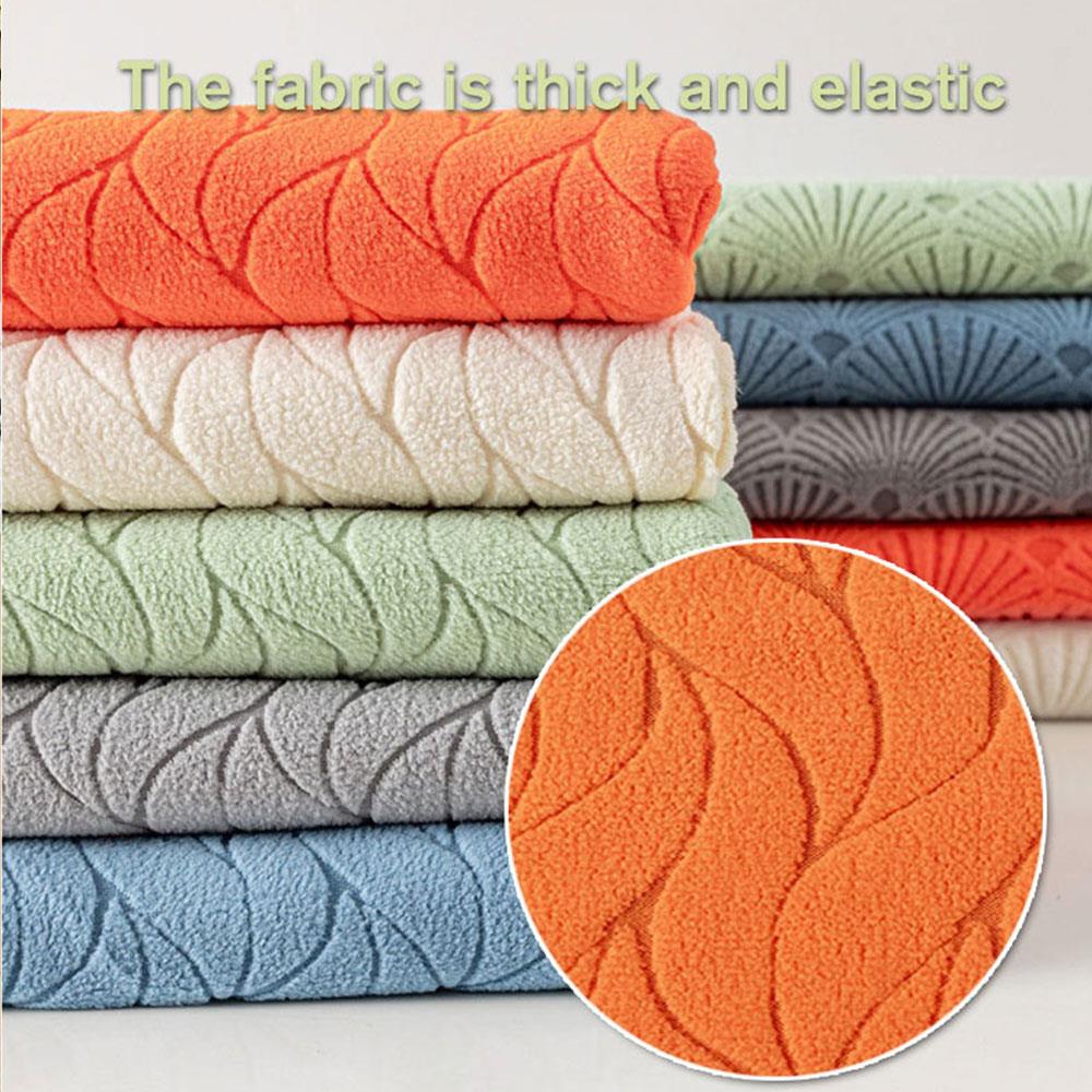 Bar Stool Cover Soft Velvet Round Chair Cover Removable Stool Slipcover Coffee Shop Stool Cover Non-Slip Seat Cushion Protector