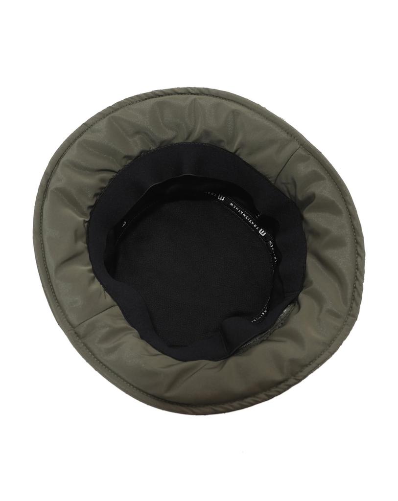 [TravisMathew] Women's Warm Bucket Hat (Quilted Pattern, with Slip-on: Stretchable)  Golf Hat  7AK920 Dark Olive OS