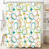 Home Shower Curtains for Bathroom Waterproof Fabric Modern Nordic Style Bathroom Curtains Shower Curtain 180x200