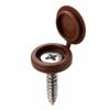 200pcs M5 Size Hinged Screw Caps Hinged Flip Cover Self Tapping Screw Caps Screw Cap Covers  Closet
