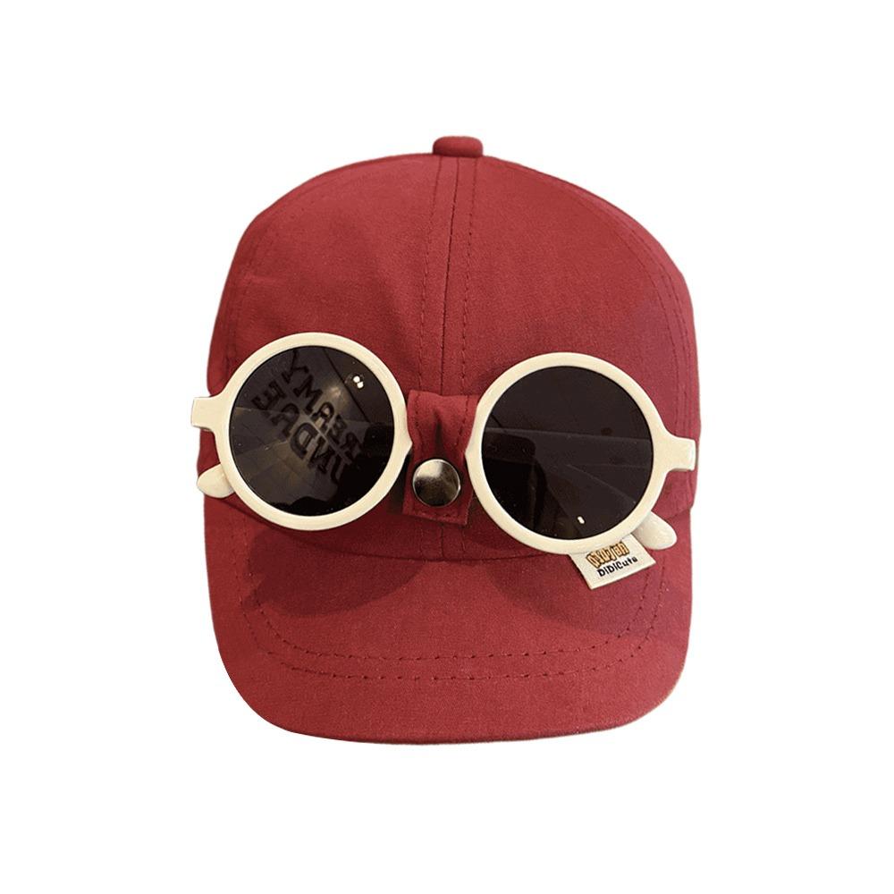 

Солнцезащитная детская бейсболка для мальчиков и девочек с козырьком Весна Лето Осень красный