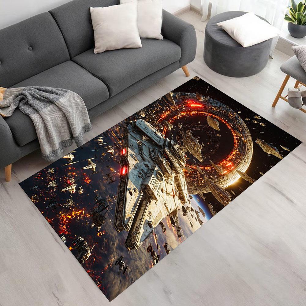 Star Wars Carpet Design for Playrooms Game Room Balcony Study Room Anti-slip Rug Office Home Decor Birthday Christmas Gift