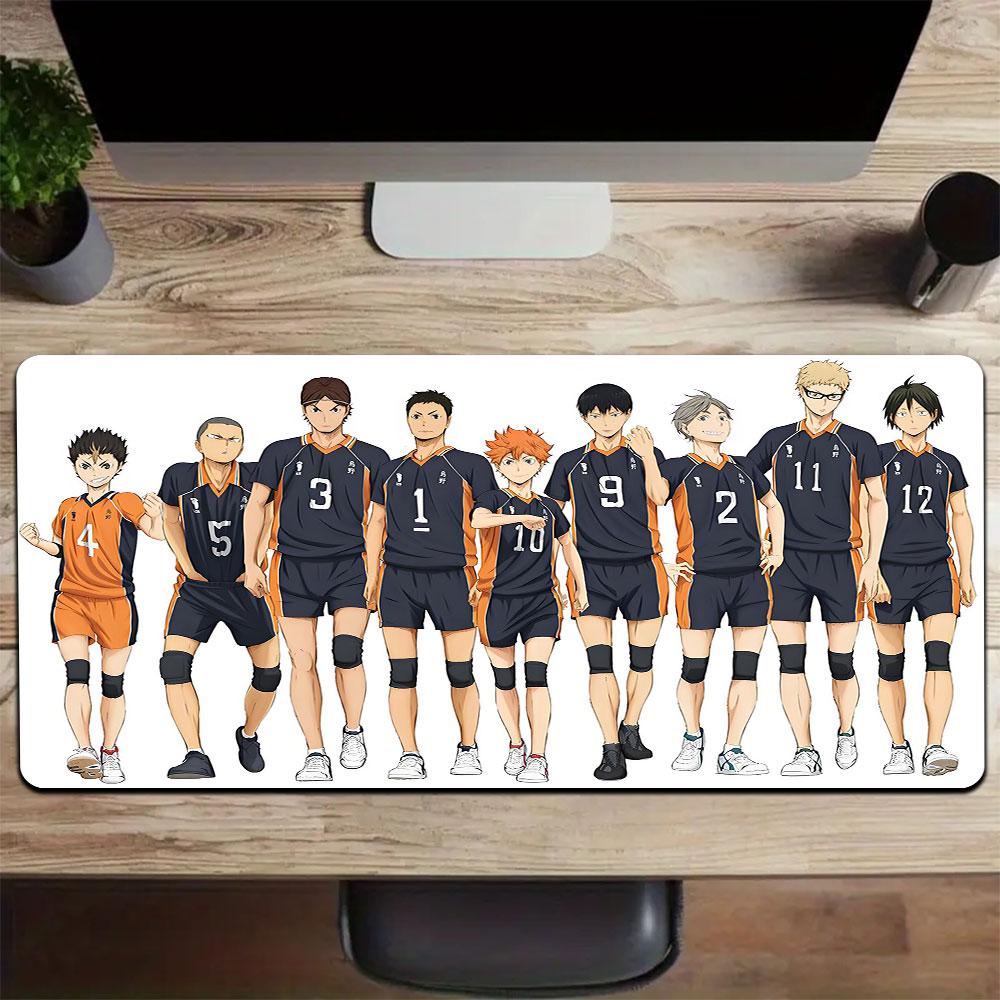 pc Haikyuu Large Mouse Pad computer mat Desk Mat keyboard mat Office Gaming Table Mat