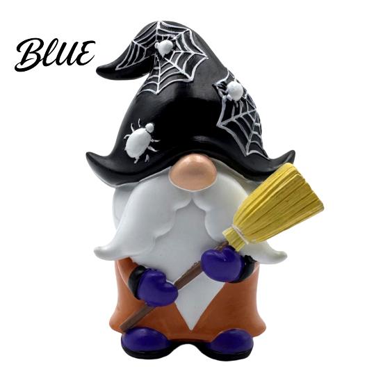 Festive Party Atmosphere Decor Halloween Gnome Ornament Resin Spooky Faceless Figurine Unique Durable Craft Ornaments Elf Sculptures for Home Indoor