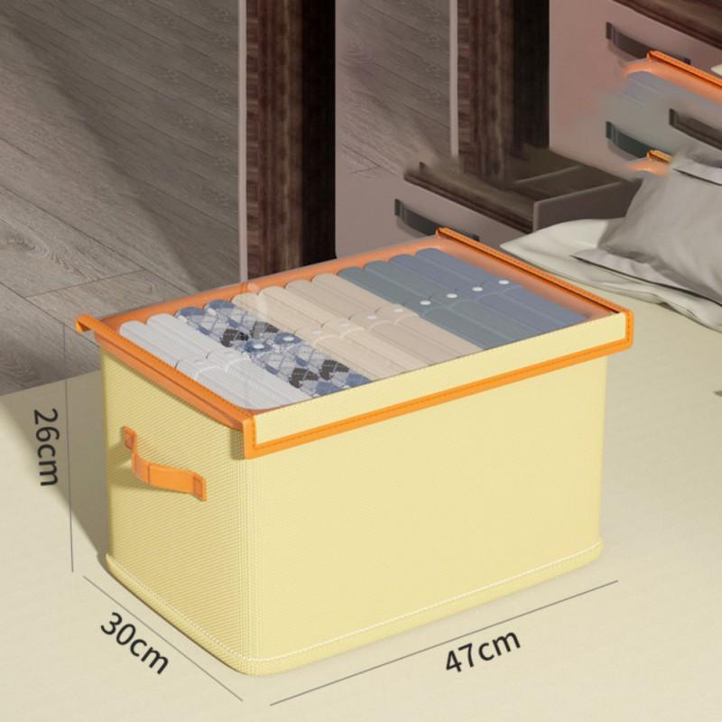 Foldable Nonwoven Fabric Storage Box Large Capacity Closets Dustproof and Moisture-proof Storage Box